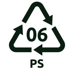PS - 塑膠材質回收辨識碼 6 號